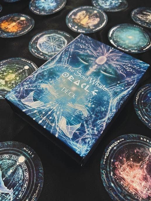 超美麗✨香港の超希少デッキ✨魔法のような魂のクジラのオラクルカード／正規品
