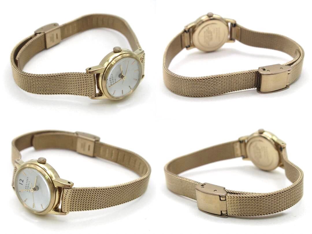 マーガレットハウエル ソーラー 腕時計 ゴールド B036-T021131