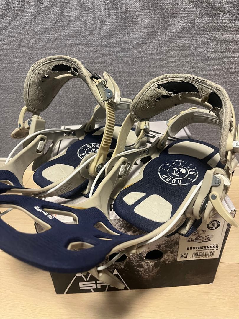 SP BROTHERHOOD ビンディング M ホワイト/ネイビー