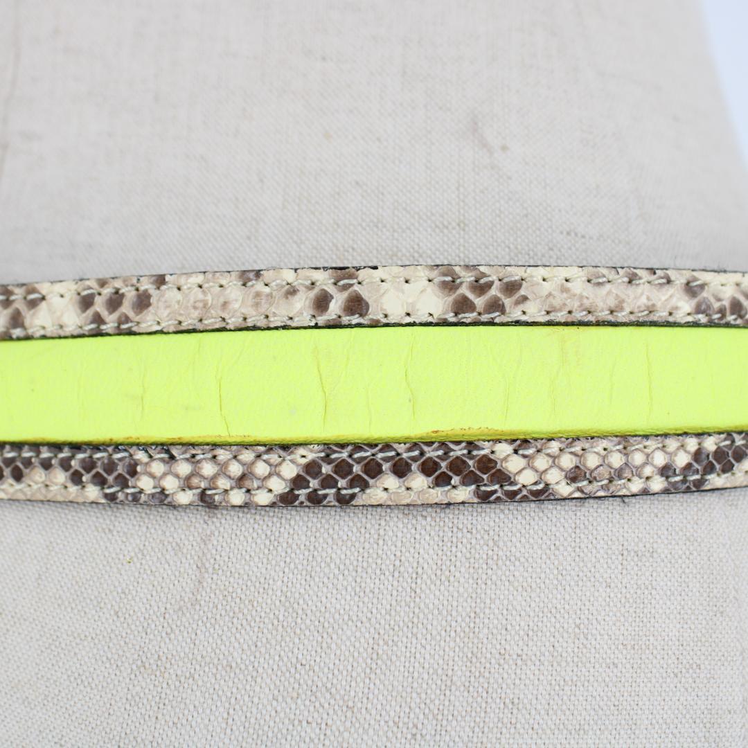 【フランス製 アクセサリー】イエロー Christian Lacroix ベルト