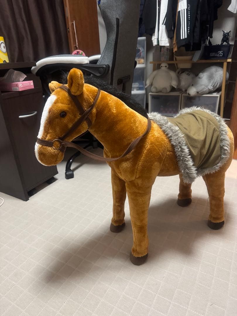 アニマル スツール 馬 ポニー ぬいぐるみ 椅子 インテリア