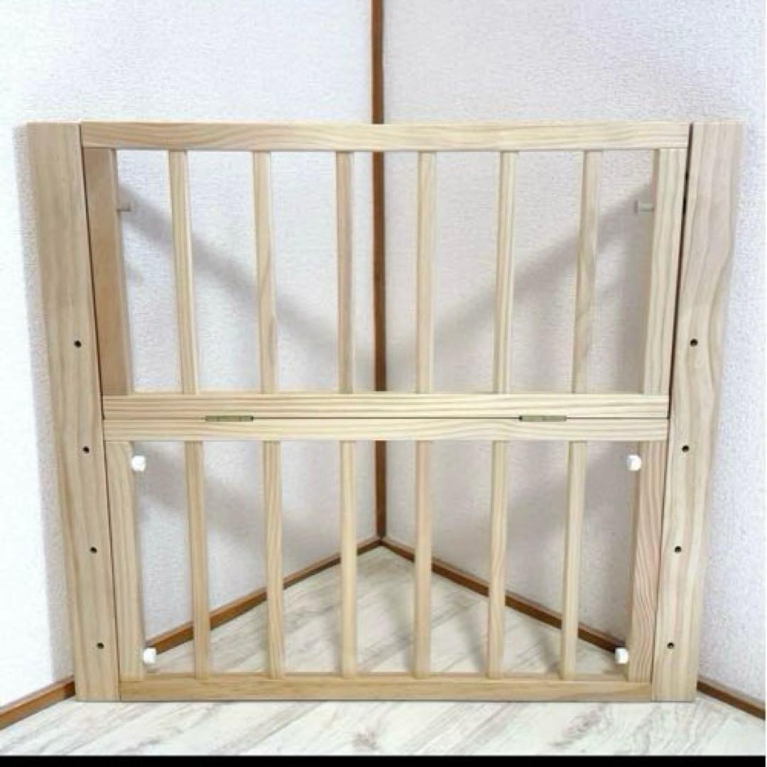 美品 部品完備 大和屋 レギュラーサイズ トール Wオープン ベビーベッド