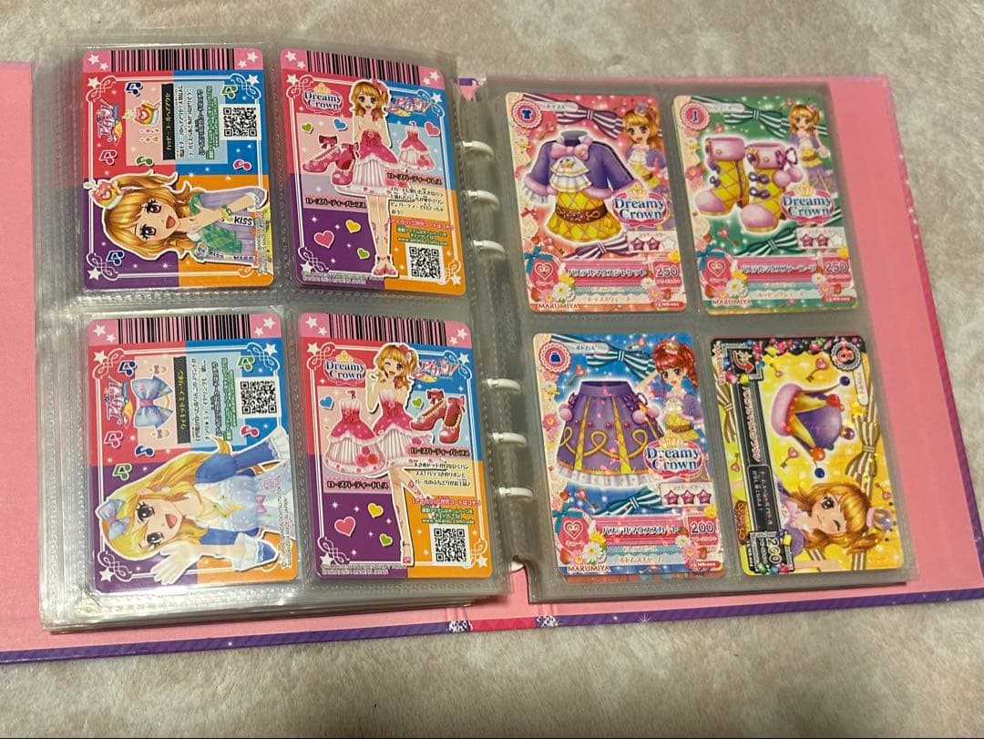 アイカツカード キュート レア ノーマル 200枚超 バインダー込 まとめ売り