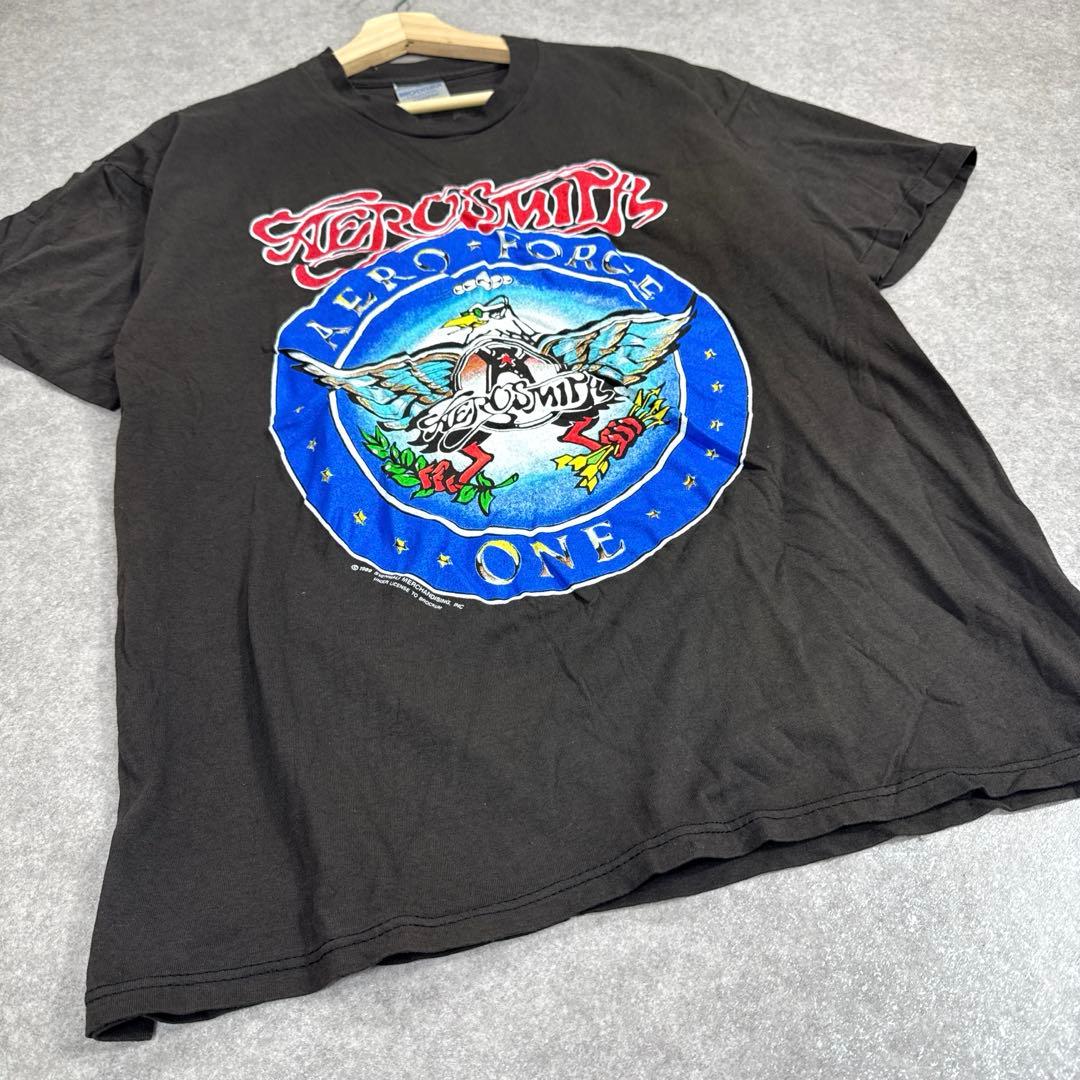 希少 当時物 ヴィンテージ AEROSMITH バンド ツアーTシャツ USA製
