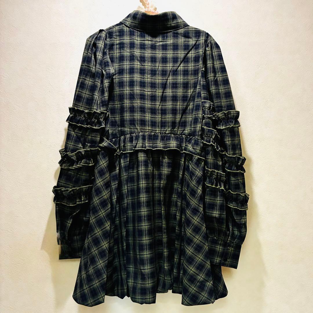 jouetie フリルショルダーバルーンミニワンピース