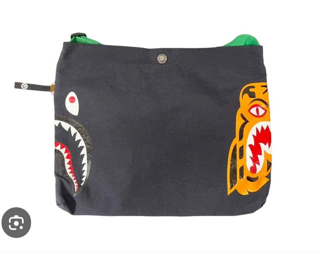 新品 18AW BAPE Tiger Shark Sacoche