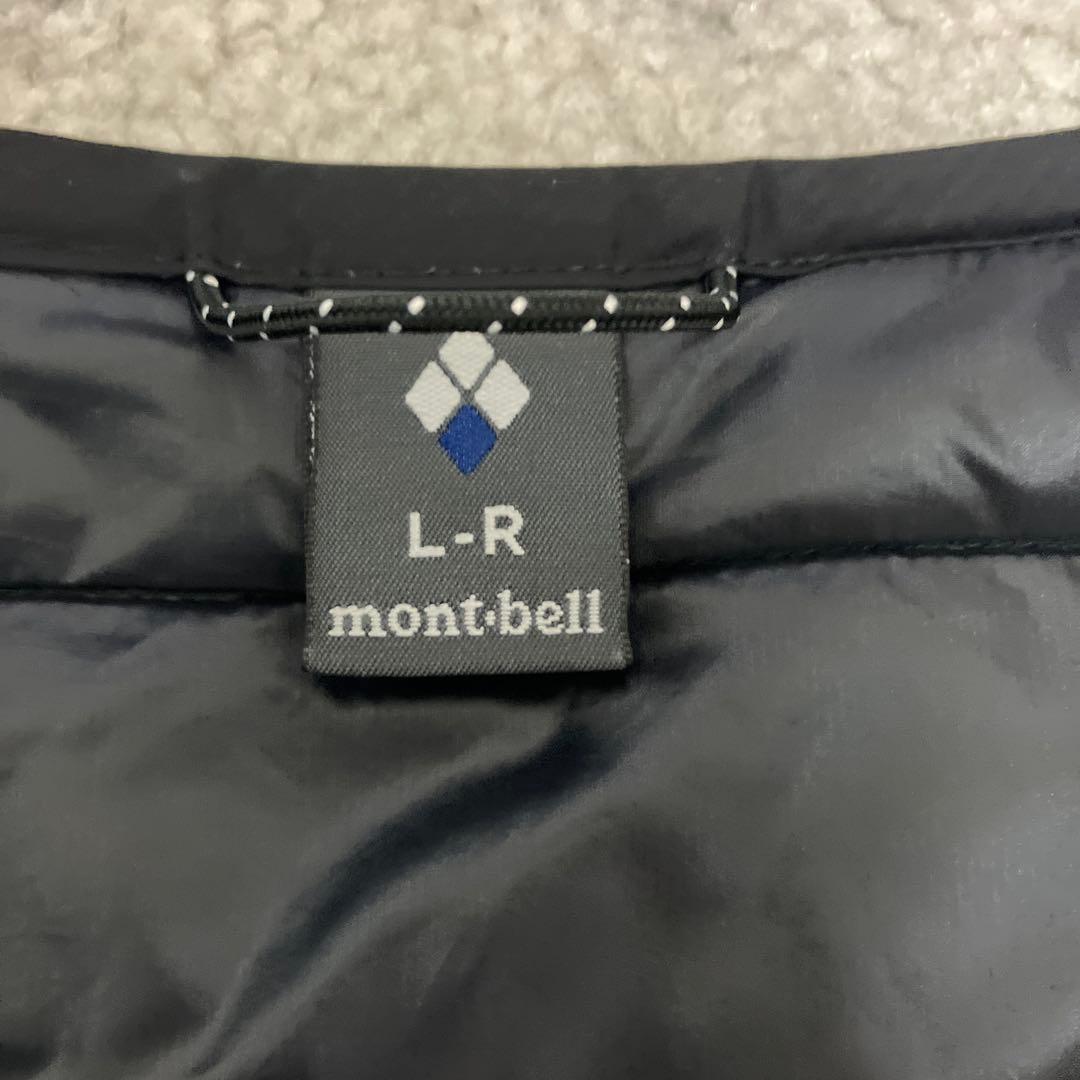 mont-bell スペリオダウンジャケット ブラック L/R ラウンドネック