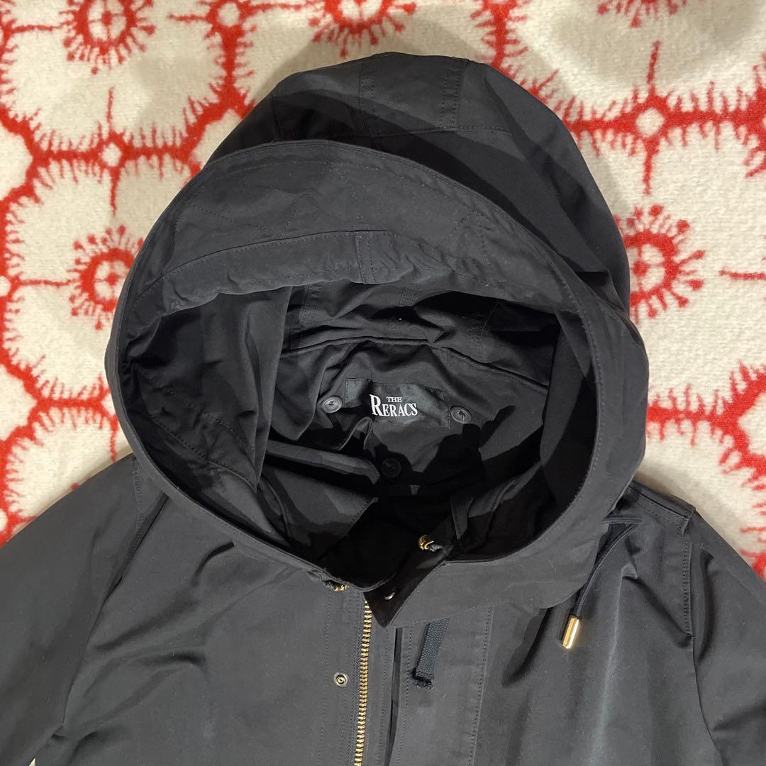 ぽんたさま　THE RERACS ザリラクス モッズコート　ブラック　36