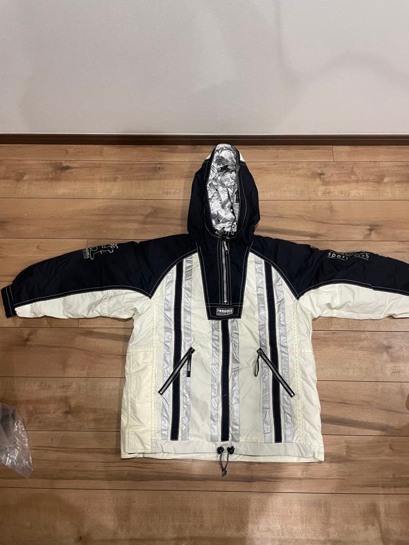 スキーウェア 、ホワイト/ブラック