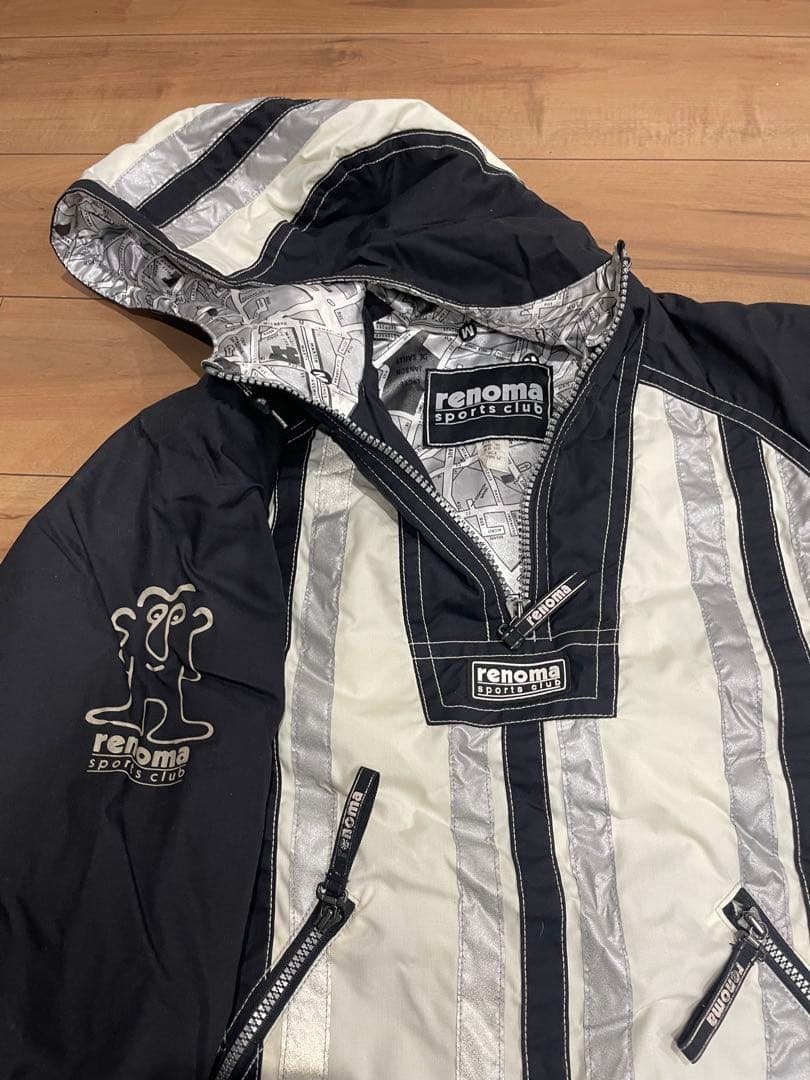 スキーウェア 、ホワイト/ブラック