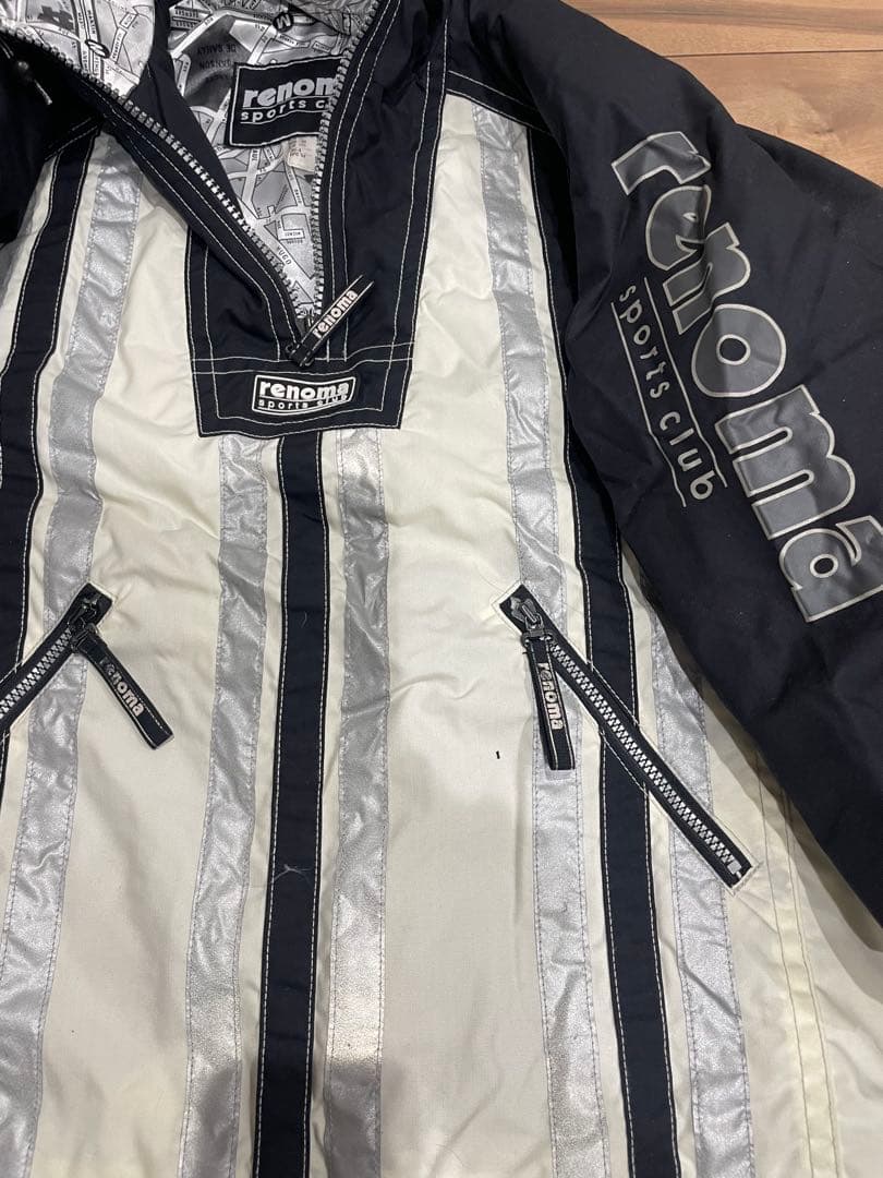 スキーウェア 、ホワイト/ブラック