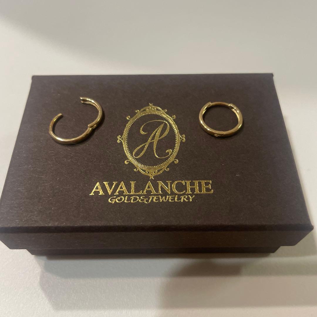 アバランチ　ゴールドフープピアス