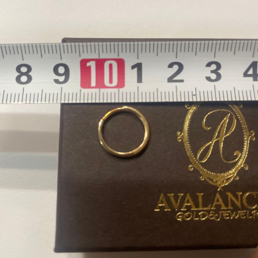 アバランチ　ゴールドフープピアス
