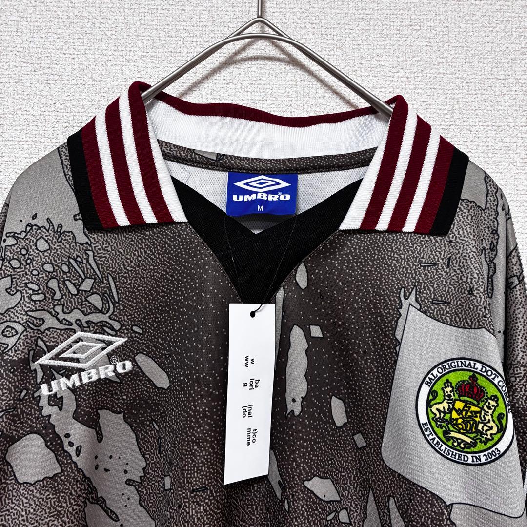 新品未使用BAL×UMBRO SOCCERJERSEY黒レアMサッカーTシャツ