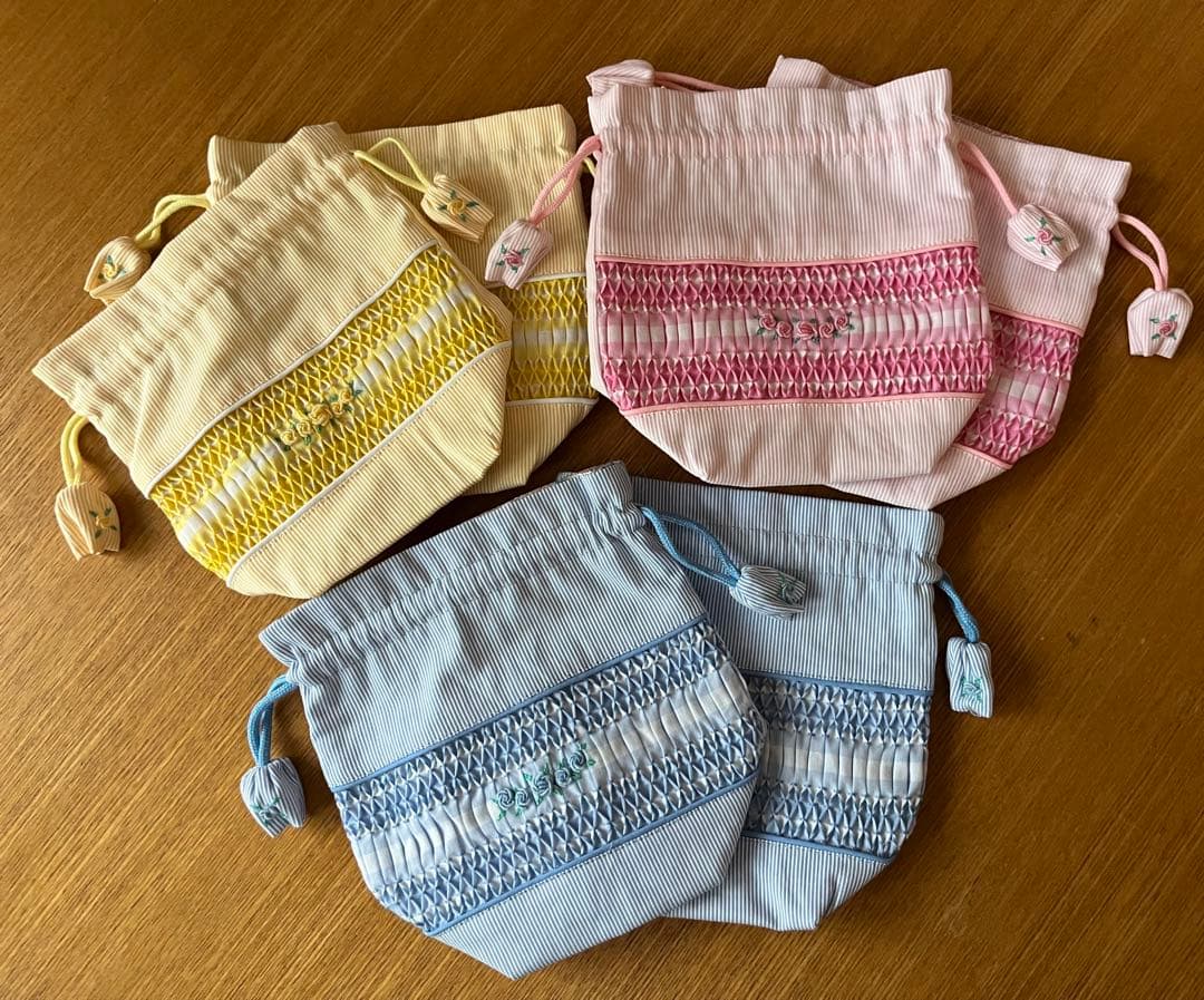 【エマニュエル】お弁当袋　コップ袋　ランチョンマット　カトラリーケース