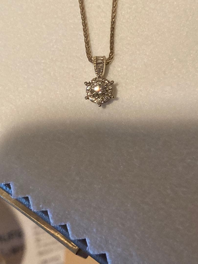 ダイヤモンド　ネックレス　トップのみ