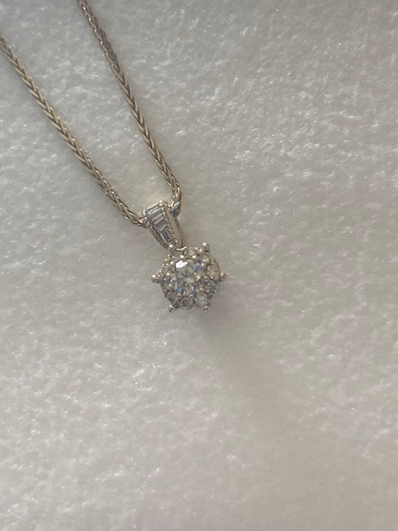 ダイヤモンド　ネックレス　トップのみ