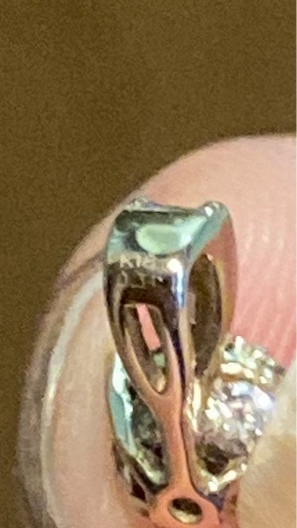 ダイヤモンド　ネックレス　トップのみ