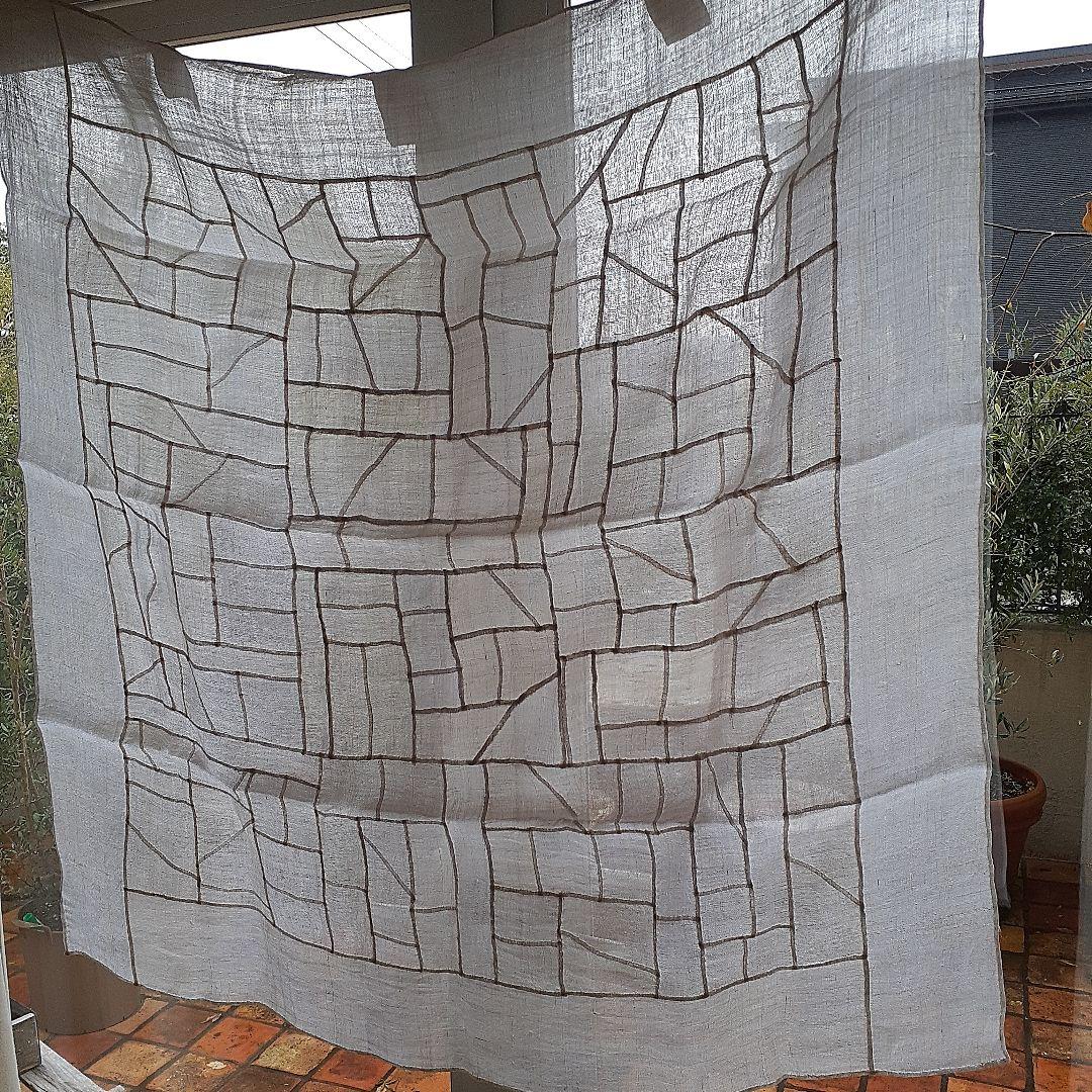 ポジャギ 　苧麻　チョガッポ　白　モシ　麻韓国　李朝　アンティーク