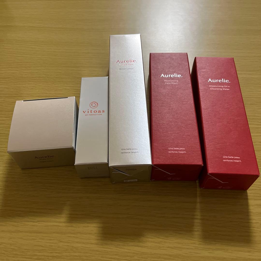 Aurelie オレリー　プレミアムエイジングケアコース5点セット