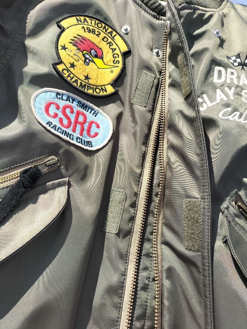 CLAY SMITH ウインタージャケットカーキ　Ｌサイズ　新品未使用