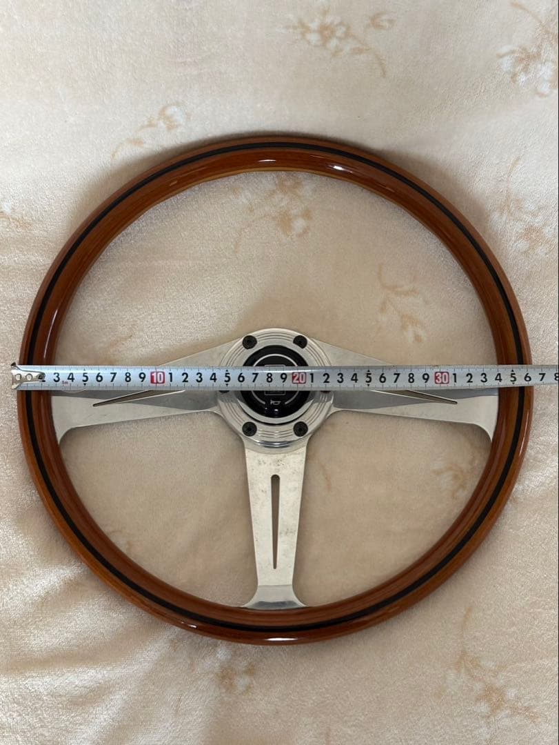 ★NARDIクラシック ウッド サイドスポーク φ36.5ホーンボタン リング付