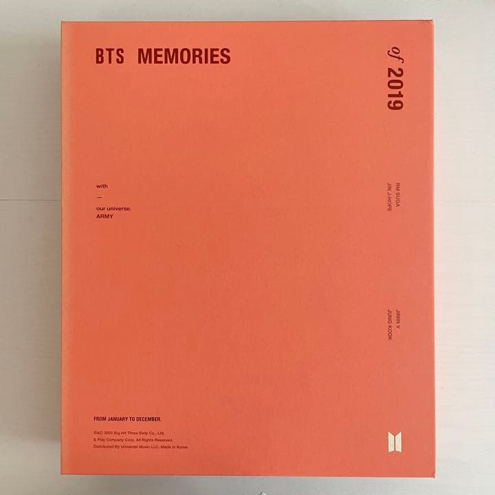 K-POP・アジア bts Memories of 2019