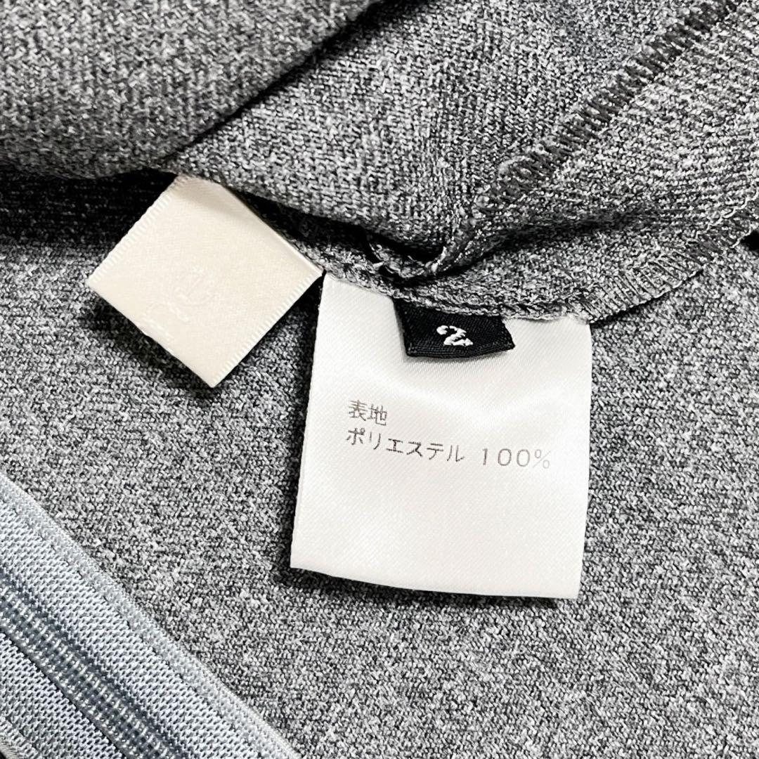 【専用】とんがりトップス　グレー　パフスリーブ　長袖 サイズ2