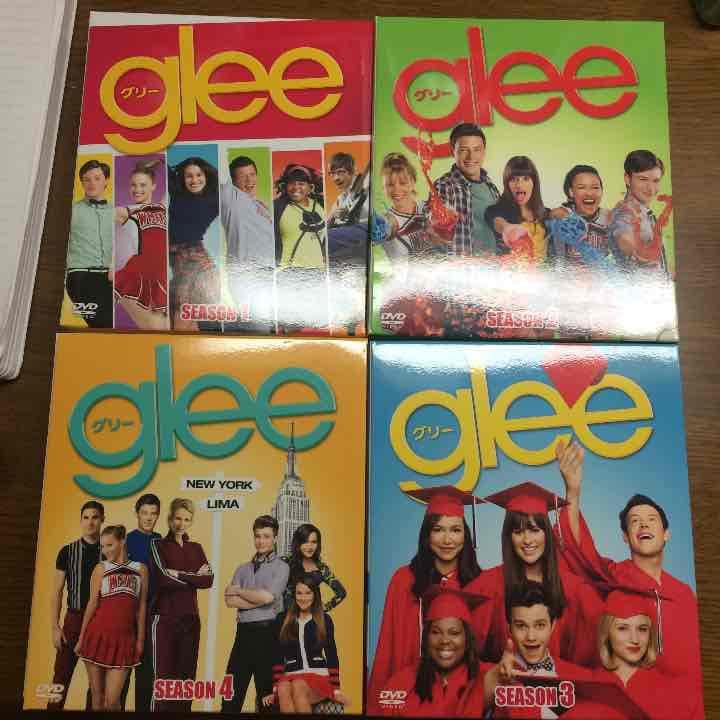 【値下げ】glee DVD コンパクトボックス1〜4