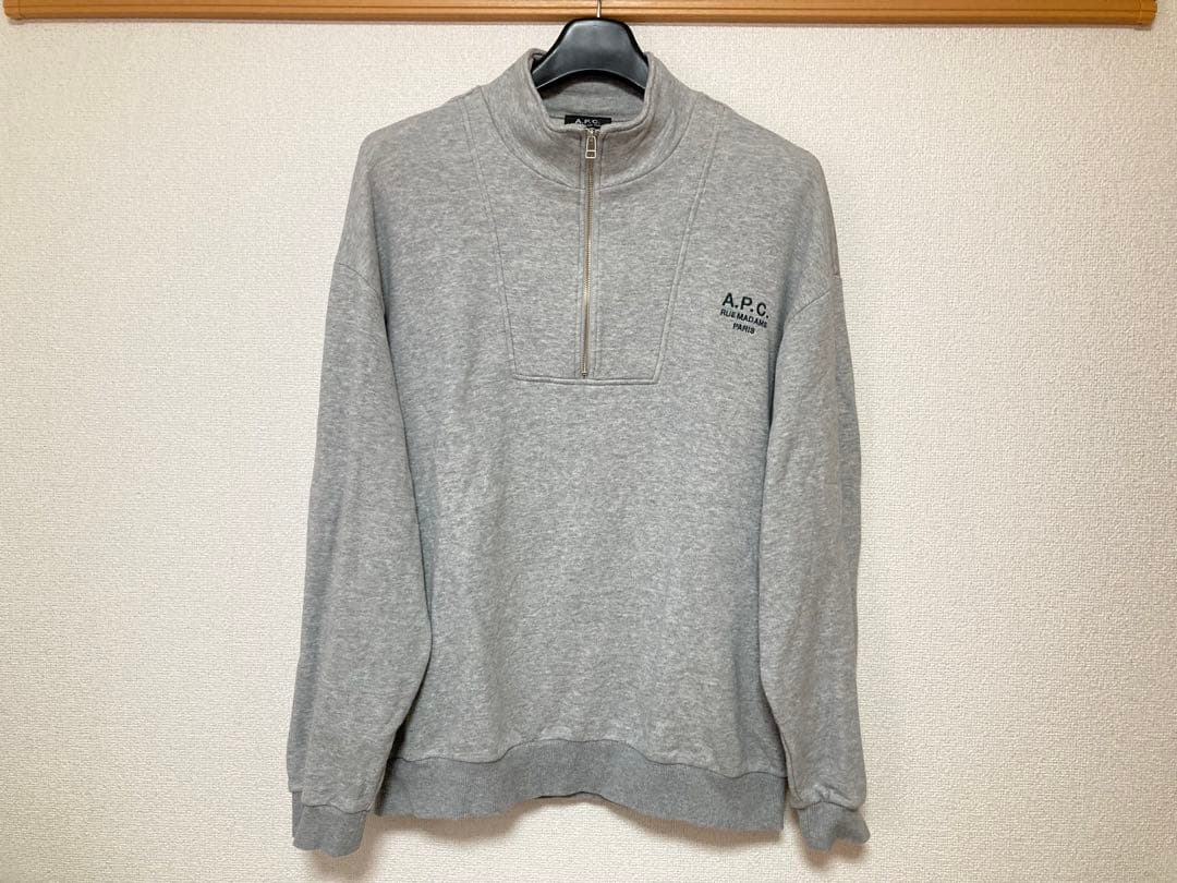 FREAK'S STORE別注 A.P.C. ハーフジップスウェット