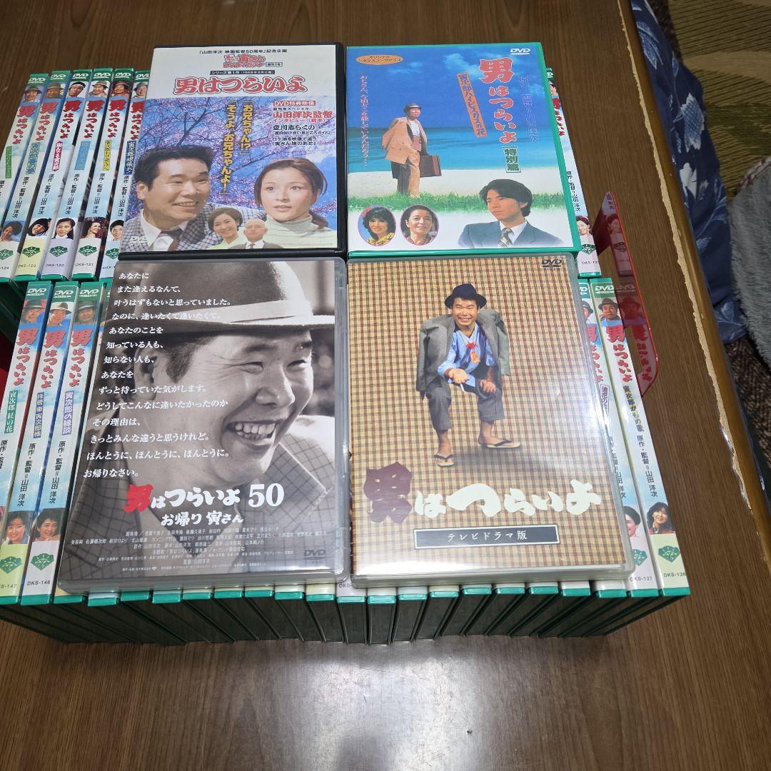 松竹　男はつらいよ DVDセット 全48巻と49巻　特別編　お帰り寅さん+2枚
