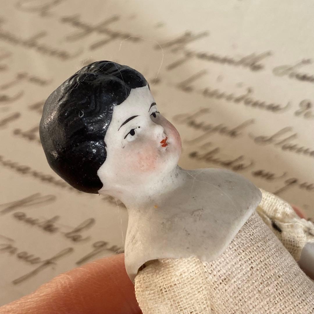 ドイツアンティーク チャイナヘッドドール 11cm