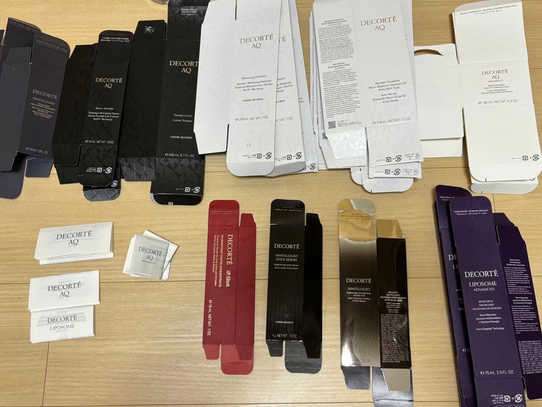 コスメデコルテ 空き容器 空き箱 説明書