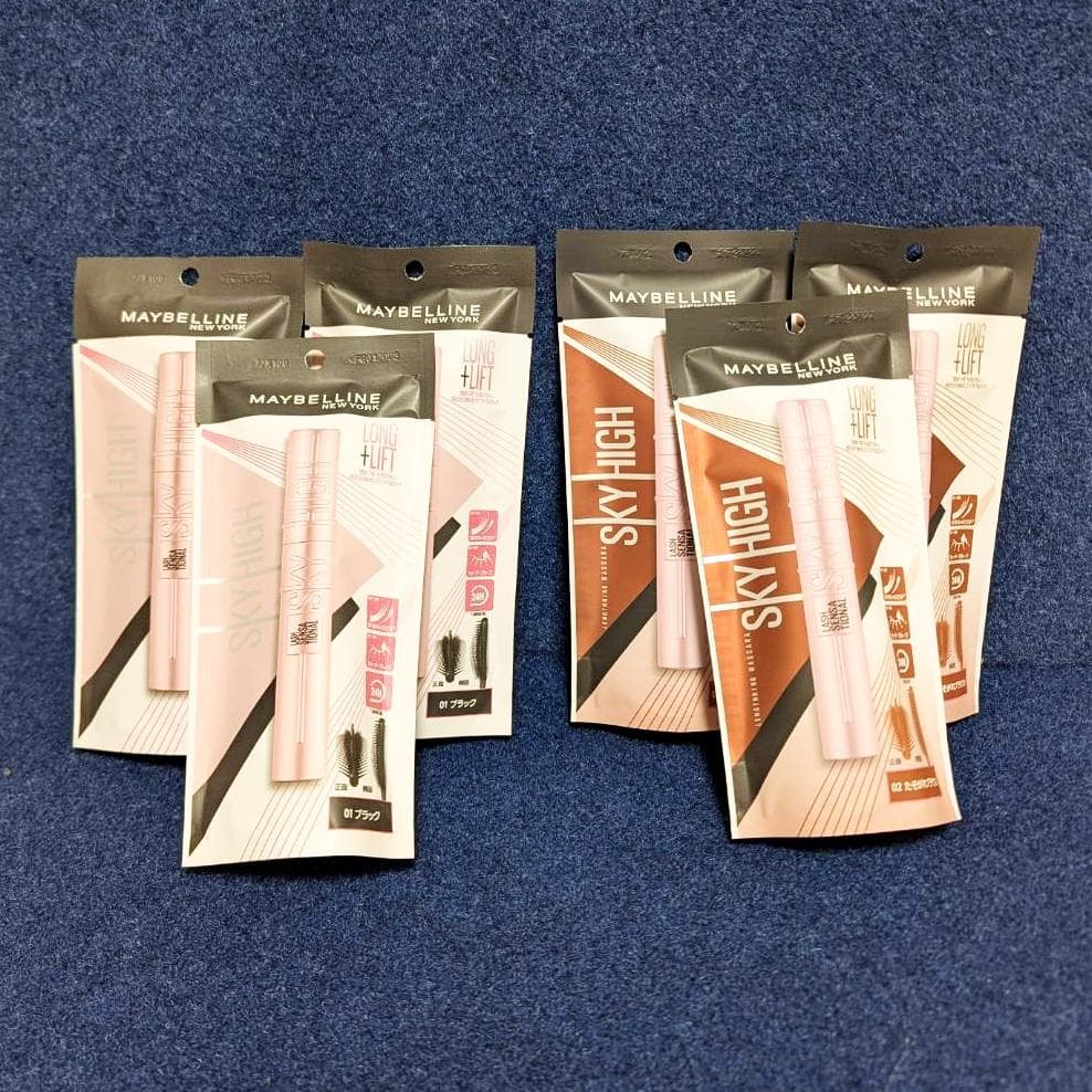 新品未開封♡ メイベリン スカイハイ ブラック ブラウン 6個セット マスカラ