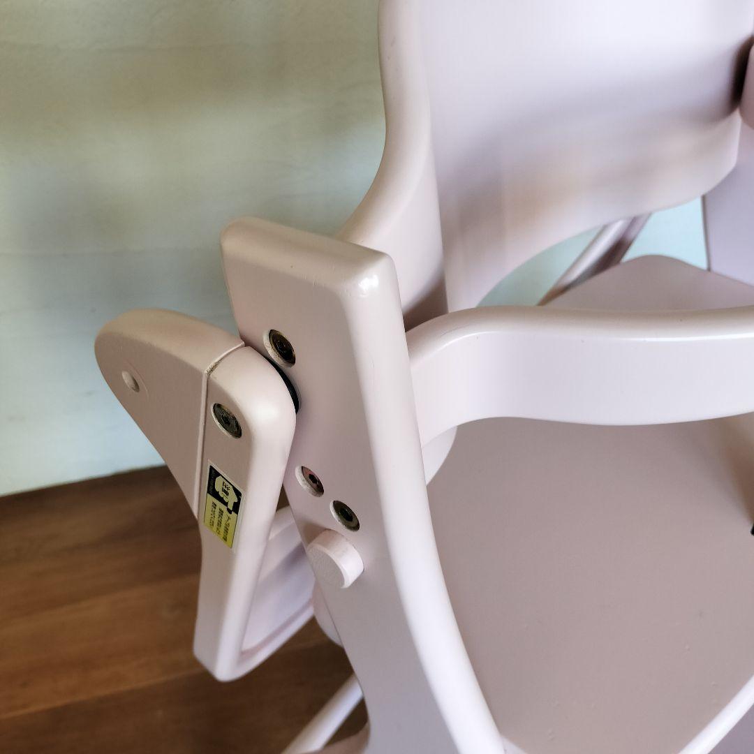 極美品✨ 大和屋 YAMATOYA アッフルチェア ミルキーピンク ベビーチェア