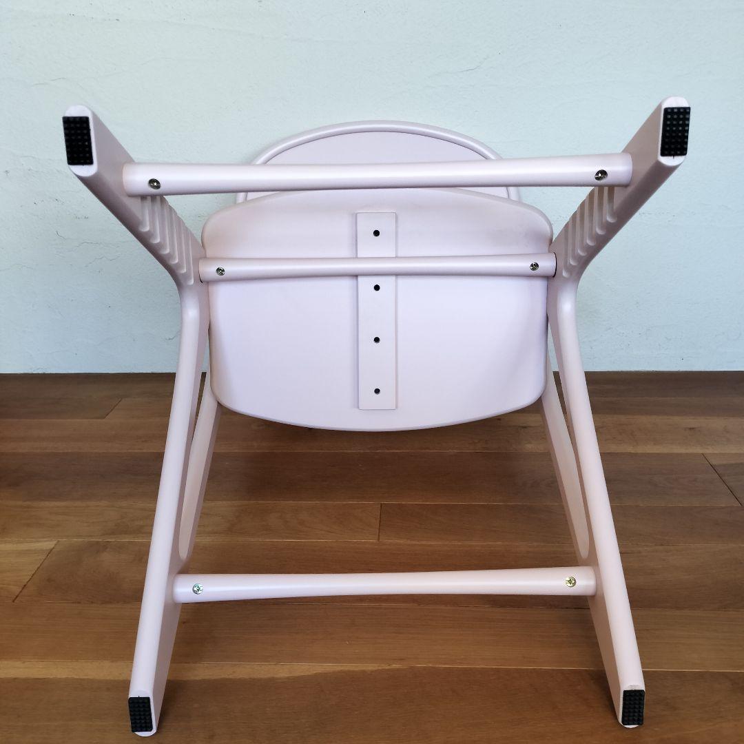 極美品✨ 大和屋 YAMATOYA アッフルチェア ミルキーピンク ベビーチェア
