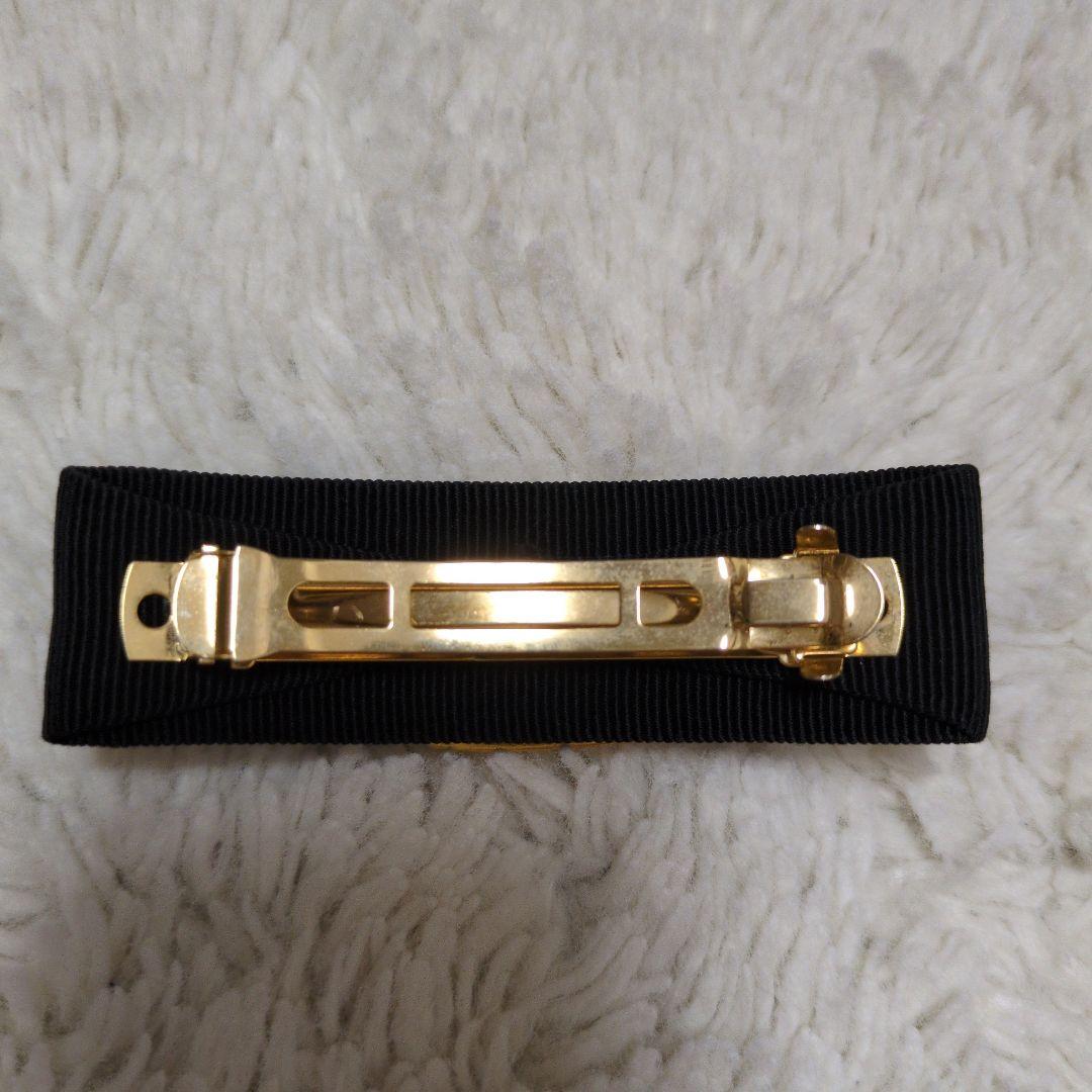 Salvatore Ferragamo ブラックリボンヘアクリップ