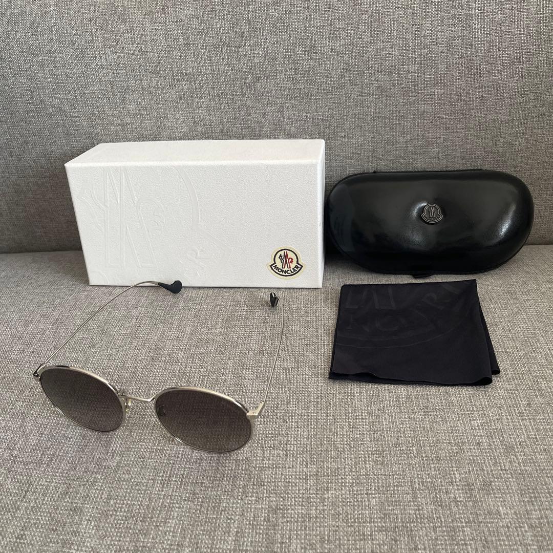 正規品 モンクレール メタルサングラス MONCLER 丸メガネ