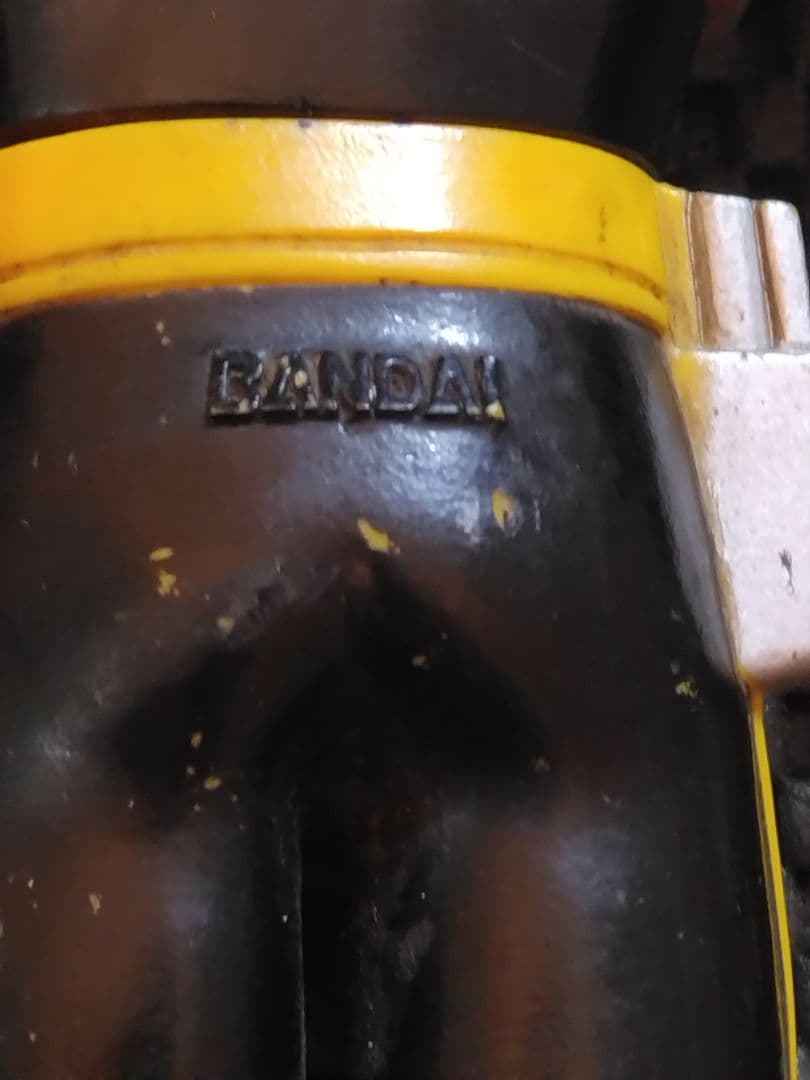 【当時モノ】星雲仮面 マシンマン バンダイ ソフビ 面取れ 210mm