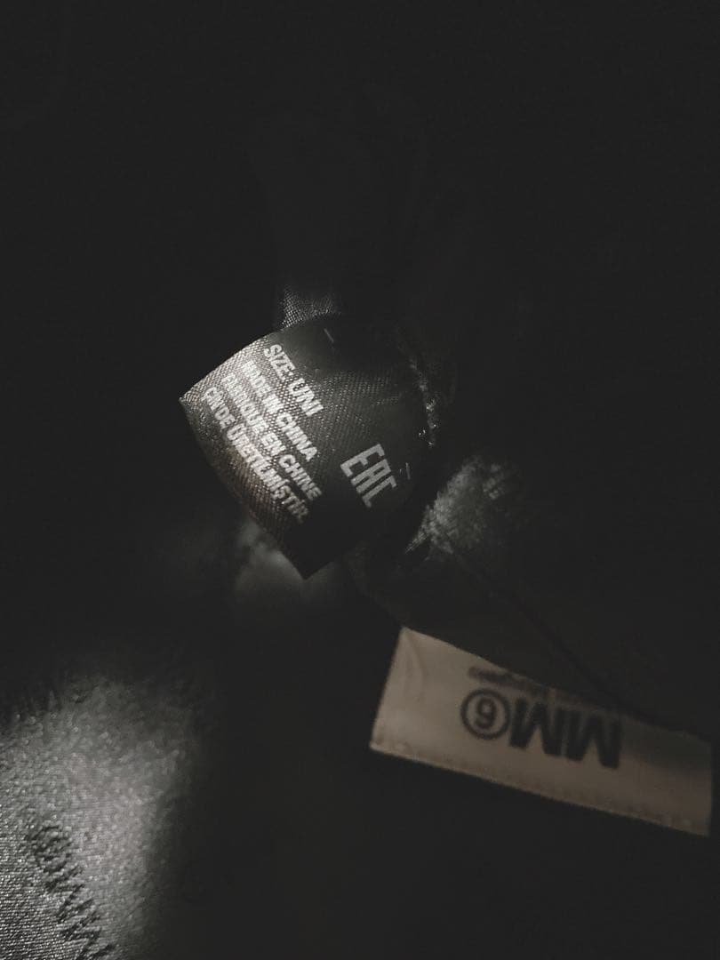 MM6 MAISON MARGIELA ハンドバッグ　ブラック