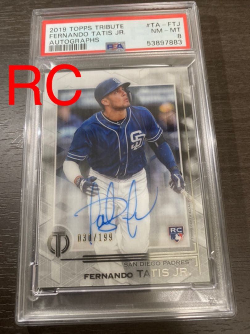 2019 Topps タティス jr　RC直書きサイン　/199