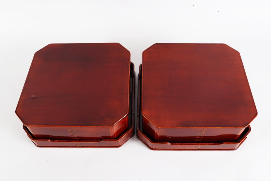 木曽漆器 大徳寺重 弁当箱 五個 共箱 茶道具 懐石道具