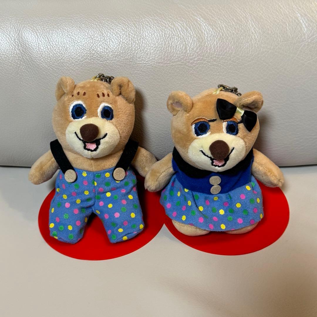 FEILER オールドテディ　リナ＆ニコ チャーム　キーホルダー