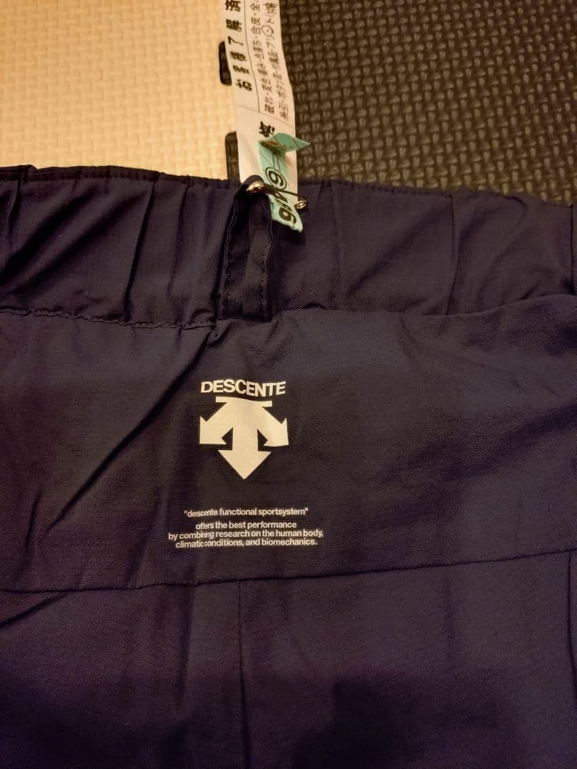 DESCENTE 綿入りハーフパンツ L DWUMJD61（クリーニング済）
