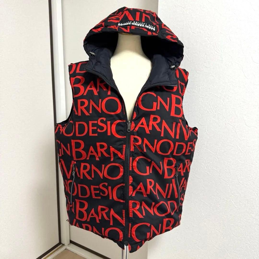 【BARNI VARNO】バーニヴァーノL ダウンベスト リバーシブル