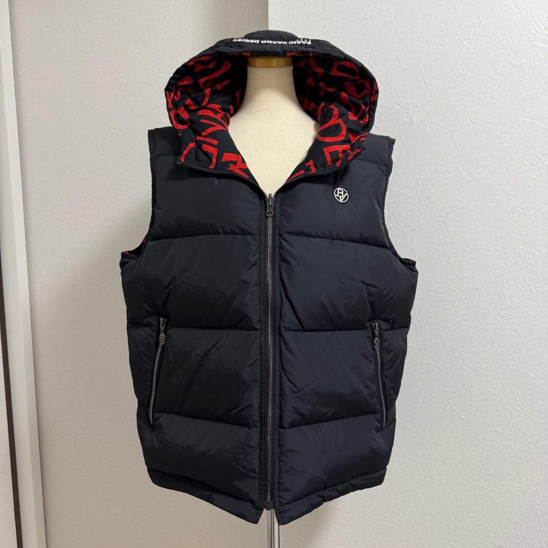 【BARNI VARNO】バーニヴァーノL ダウンベスト リバーシブル