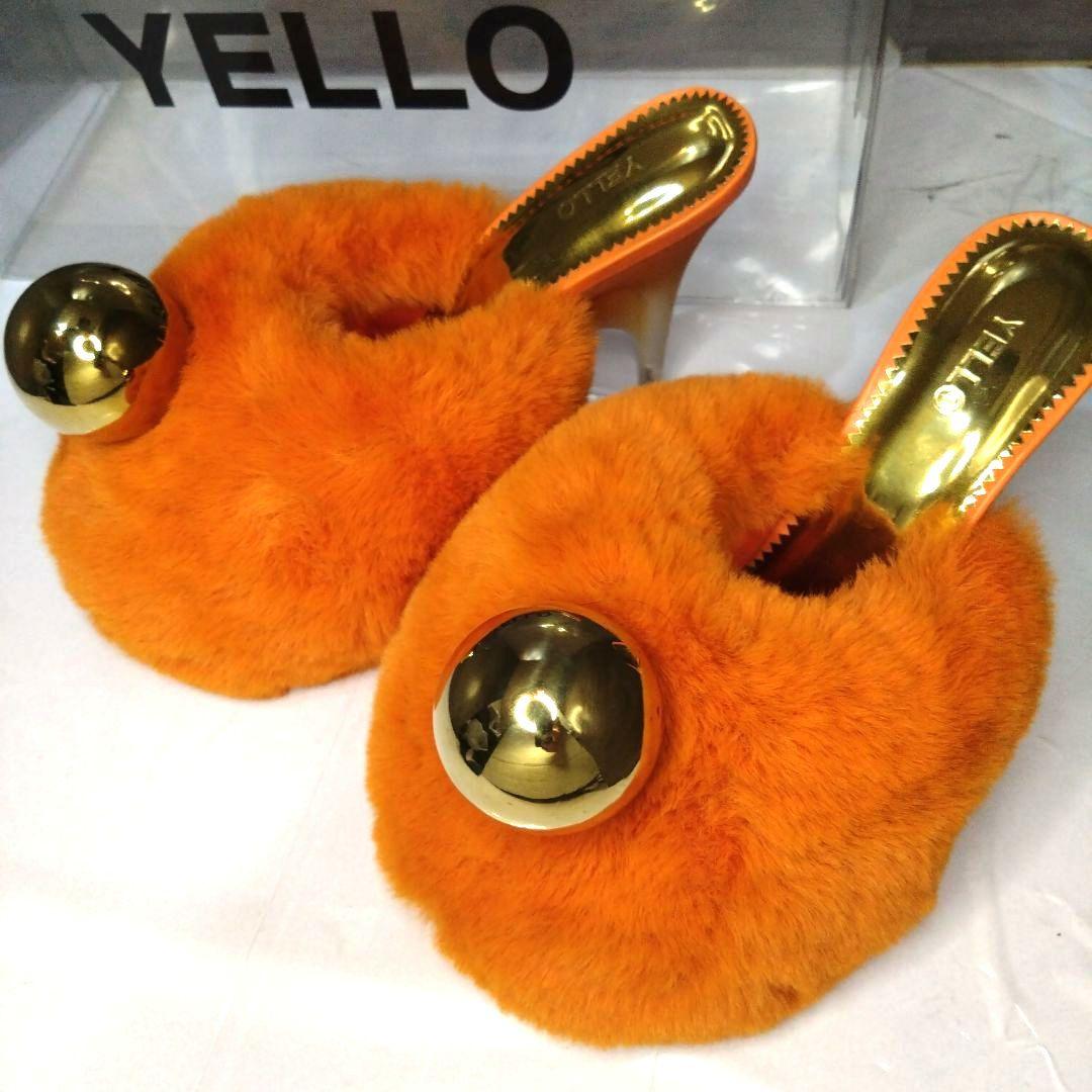 極美品　YELLO　GINGER MULES Mサイズ