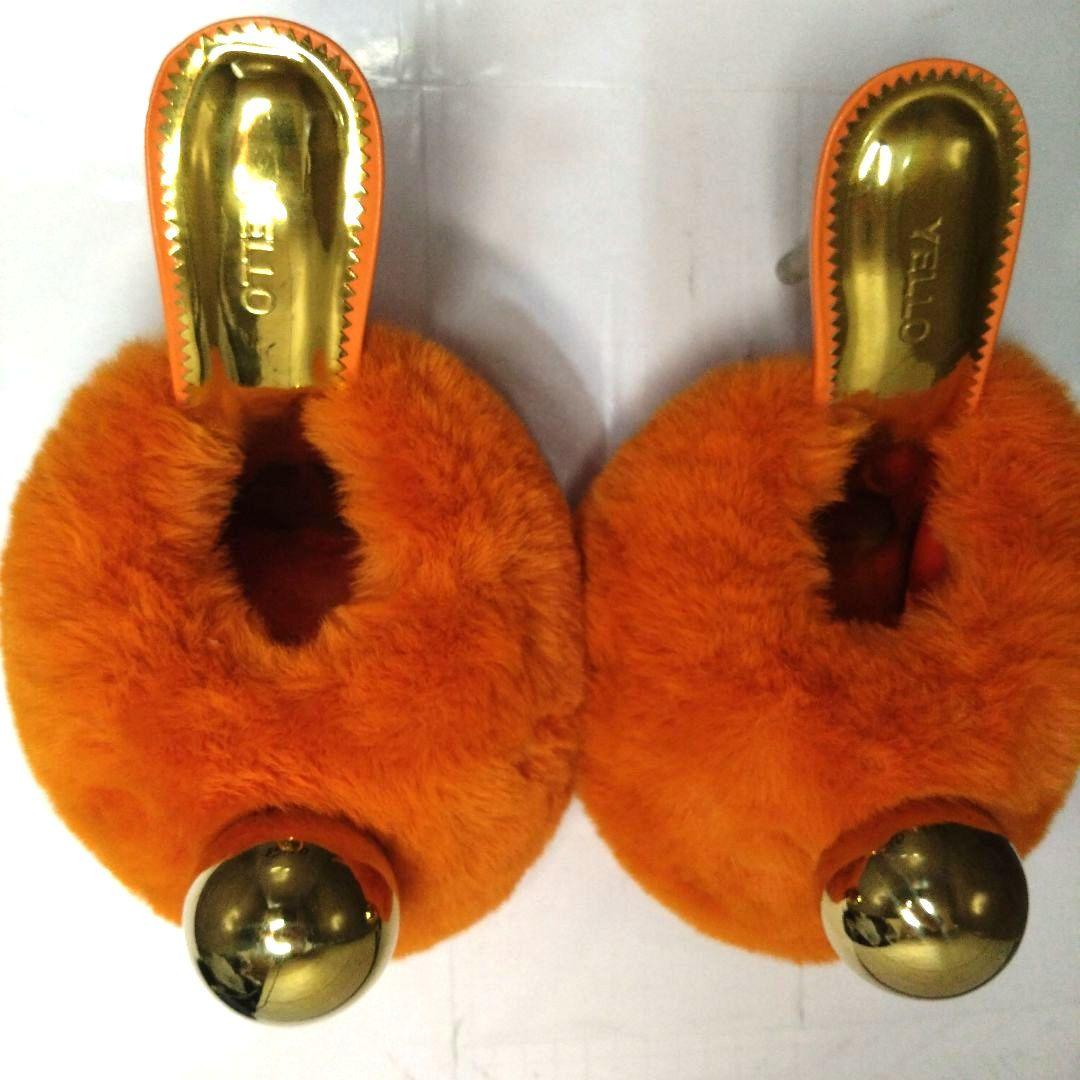 極美品　YELLO　GINGER MULES Mサイズ