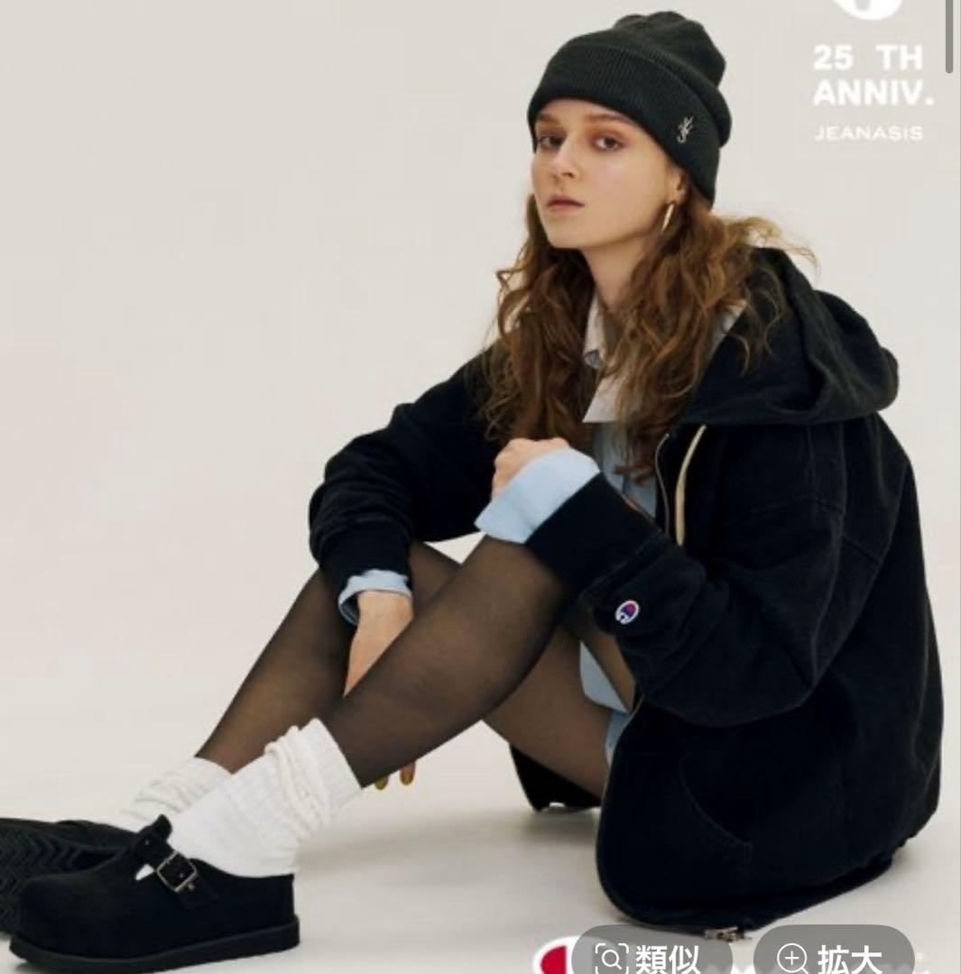 【Champion別注】インディゴブラック　ZIPパーカー