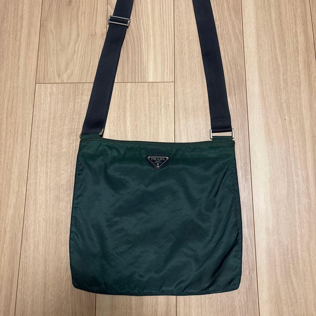 PRADA プラダ ナイロン ショルダーバッグ サコッシュ ポコノ　ユニセックス